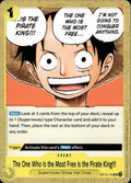The One Who Is the Most Free Is the Pirate King!! Carrying On His Will #OP13-116