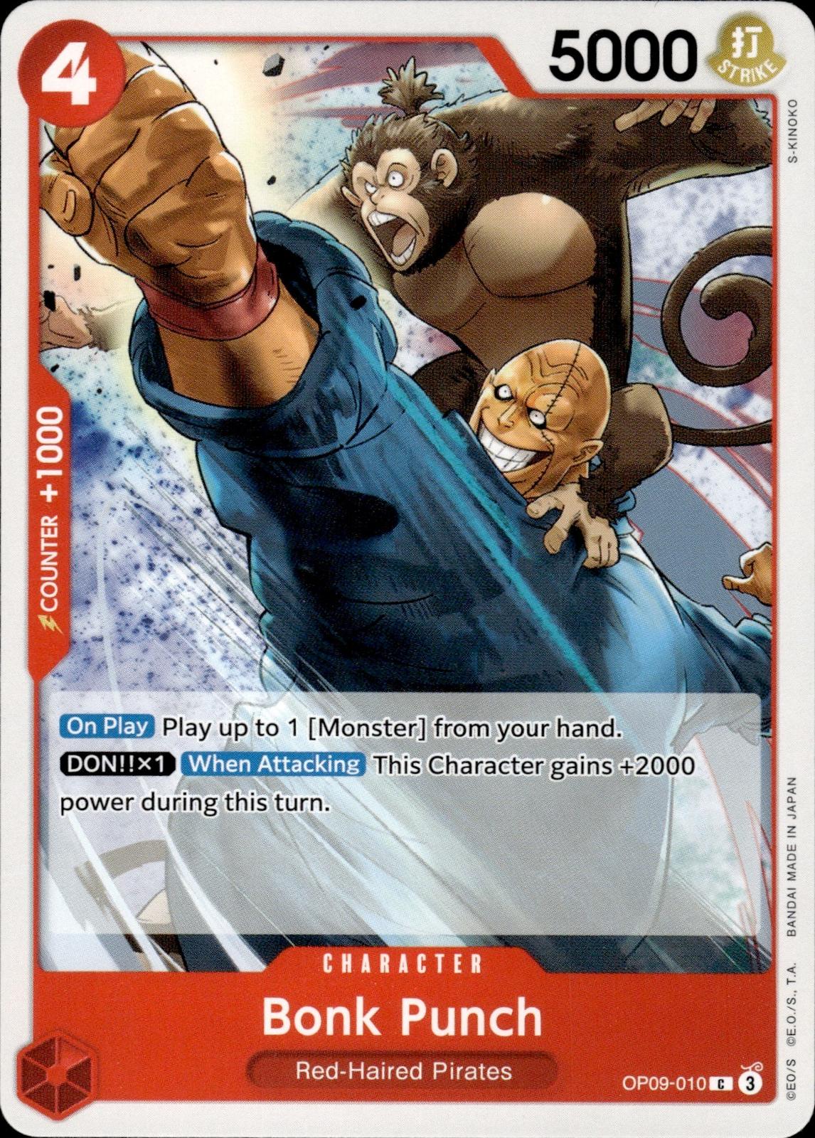 Bonk Punch Emperors in the New World #OP09-010 Common