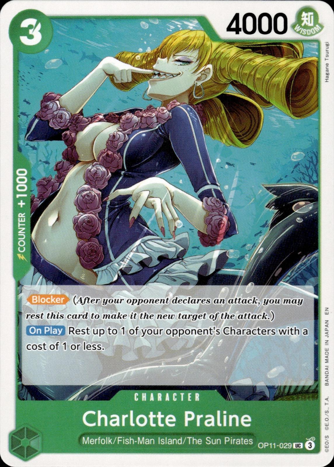 Charlotte Praline A Fist of Divine Speed #OP11-029 Uncommon