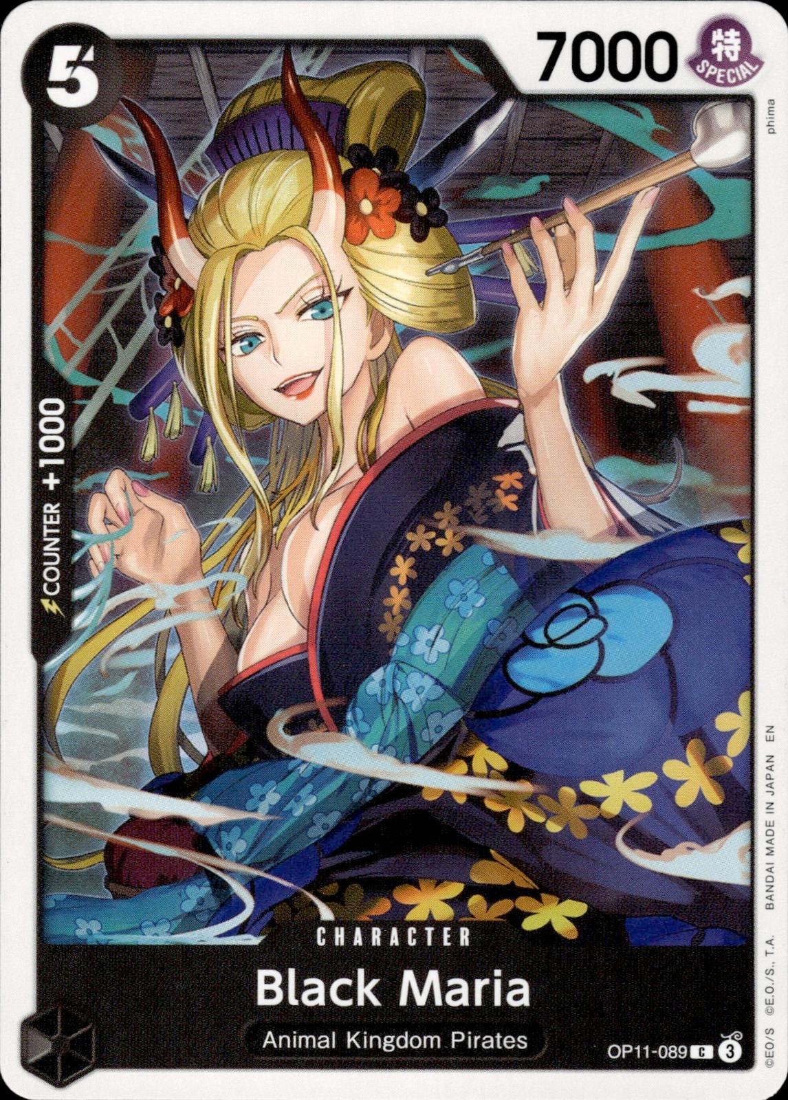 Black Maria A Fist of Divine Speed #OP11-089 Common