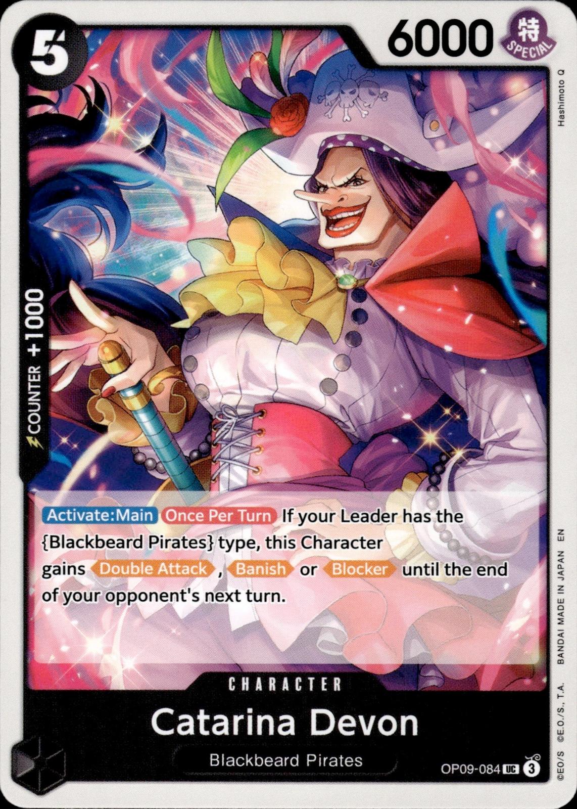 Catarina Devon Emperors in the New World #OP09-084 Uncommon