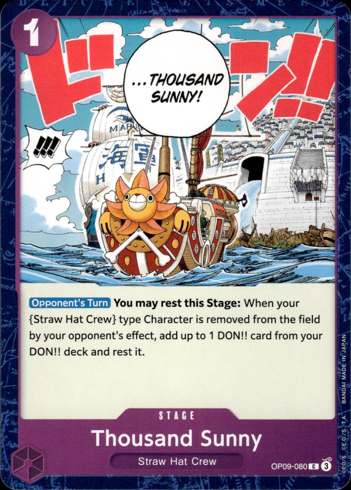 Thousand Sunny Emperors in the New World #OP09-080 Common