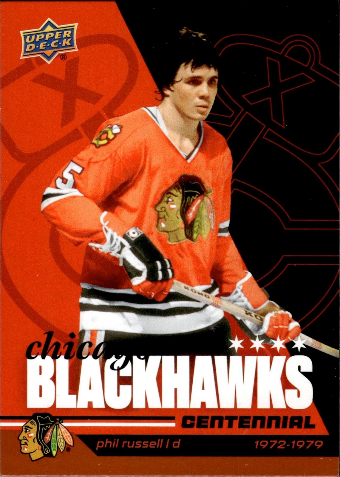 Phil Russell 2025-26 Upper Deck Chicago Blackhawks Centennial #61 Bronze
