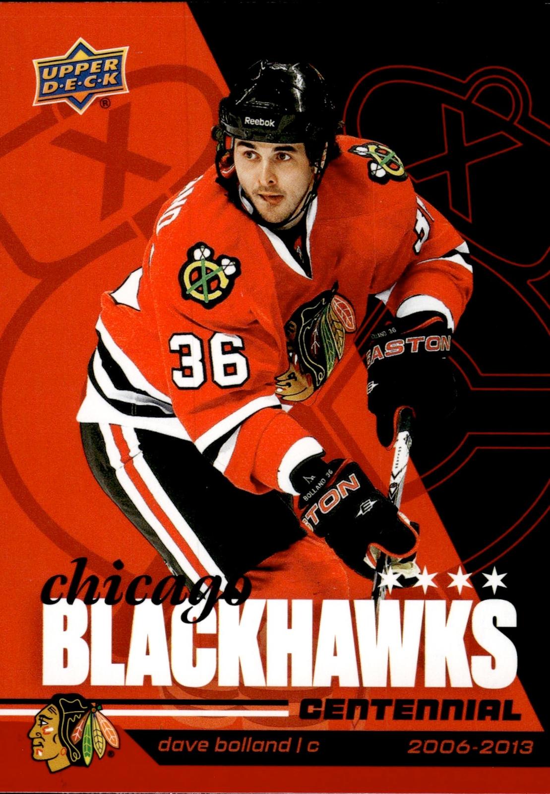 Dave Bolland 2025-26 Upper Deck Chicago Blackhawks Centennial #1 Blackhawks