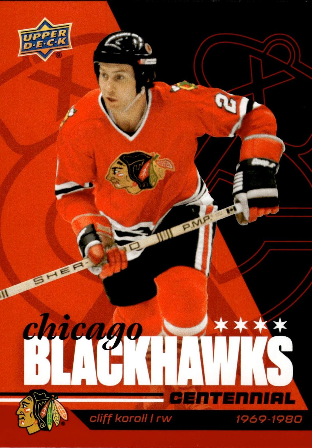 Cliff Koroll 2025-26 Upper Deck Chicago Blackhawks Centennial #46 Blackhawks
