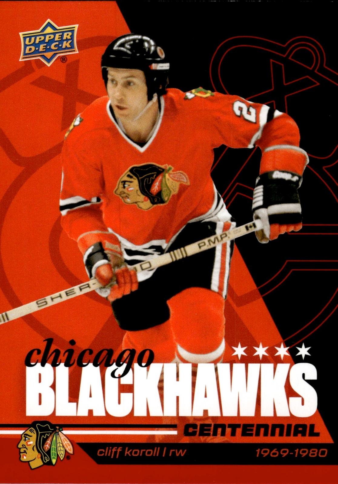Cliff Koroll 2025-26 Upper Deck Chicago Blackhawks Centennial #46 Blackhawks