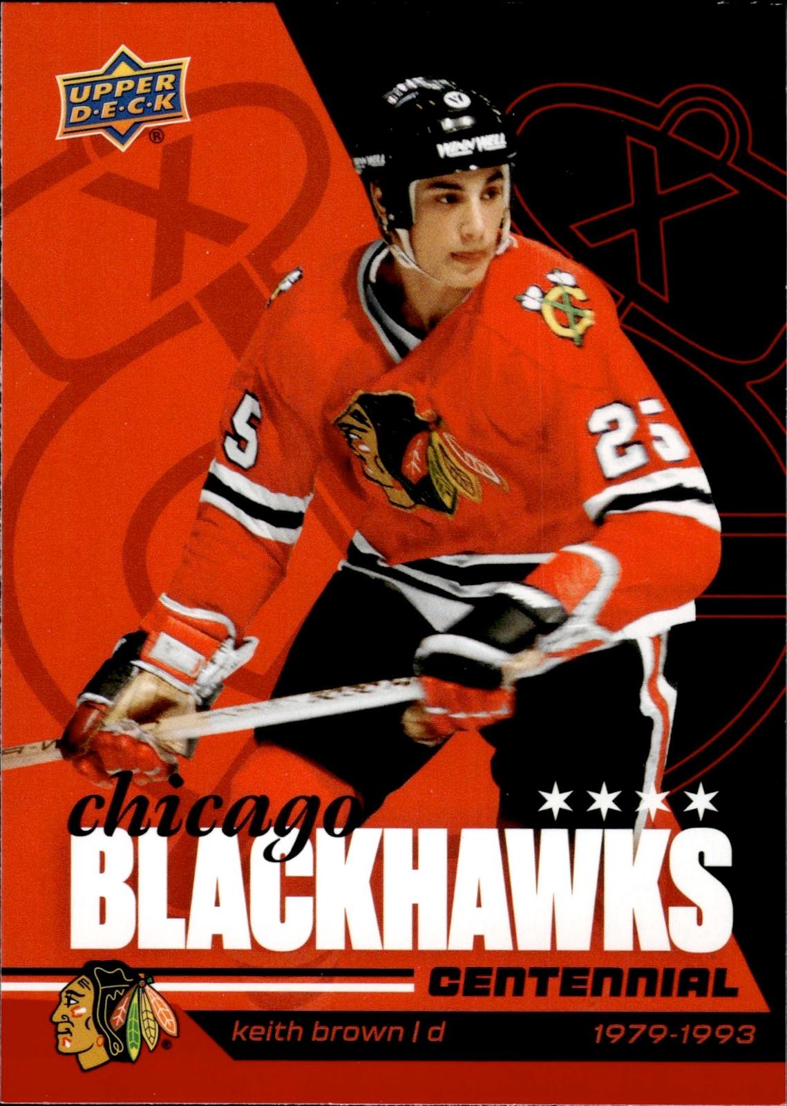 Keith Brown 2025-26 Upper Deck Chicago Blackhawks Centennial #80 Blackhawks
