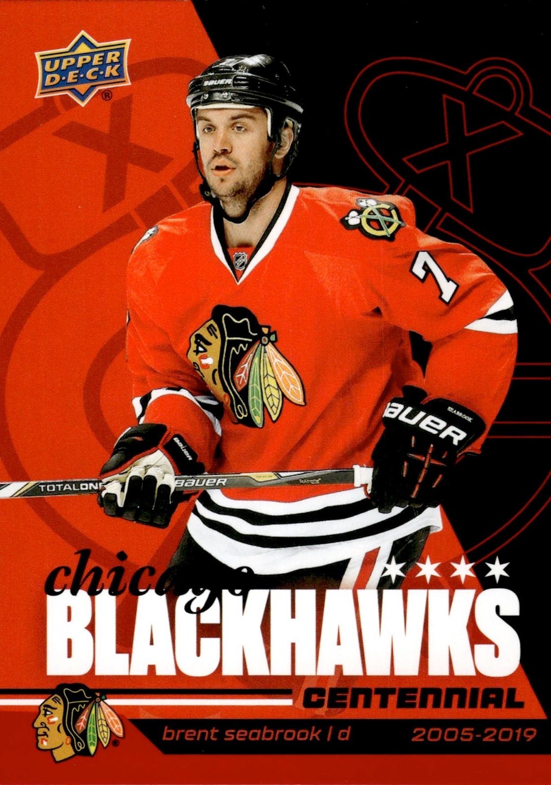 Brent Seabrook 2025-26 Upper Deck Chicago Blackhawks Centennial #12 Blackhawks