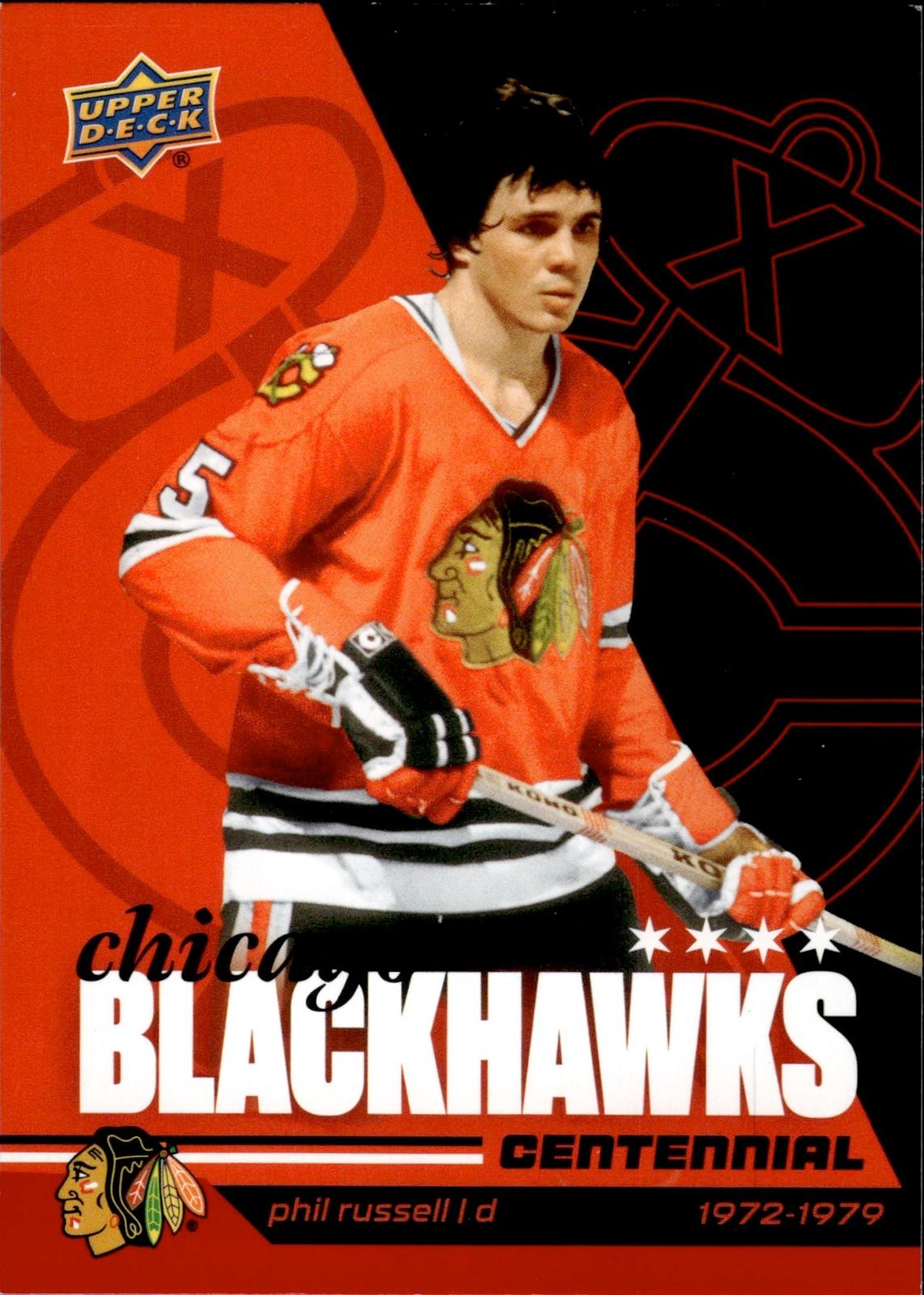 Phil Russell 2025-26 Upper Deck Chicago Blackhawks Centennial #61 Blackhawks