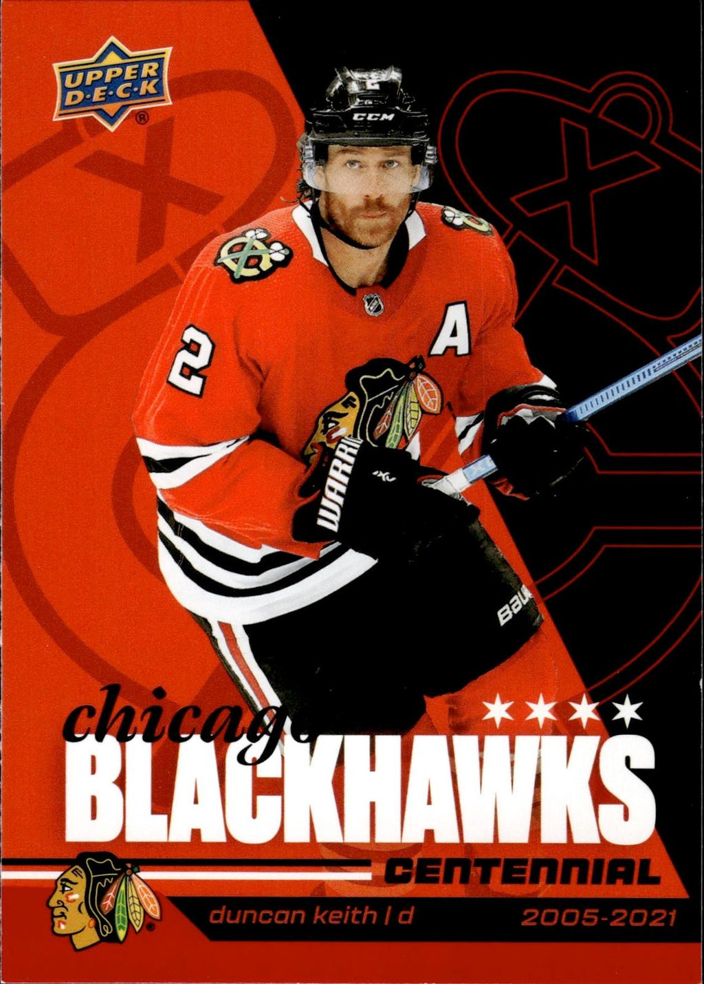 Duncan Keith 2025-26 Upper Deck Chicago Blackhawks Centennial #26 Blackhawks