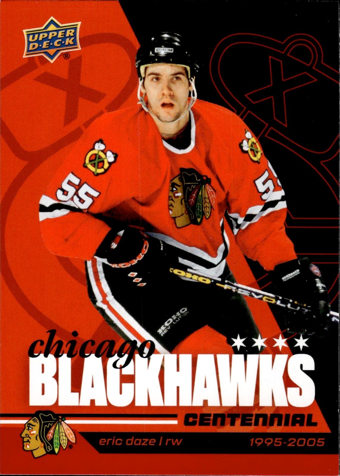 Eric Daze 2025-26 Upper Deck Chicago Blackhawks Centennial #60 Blackhawks