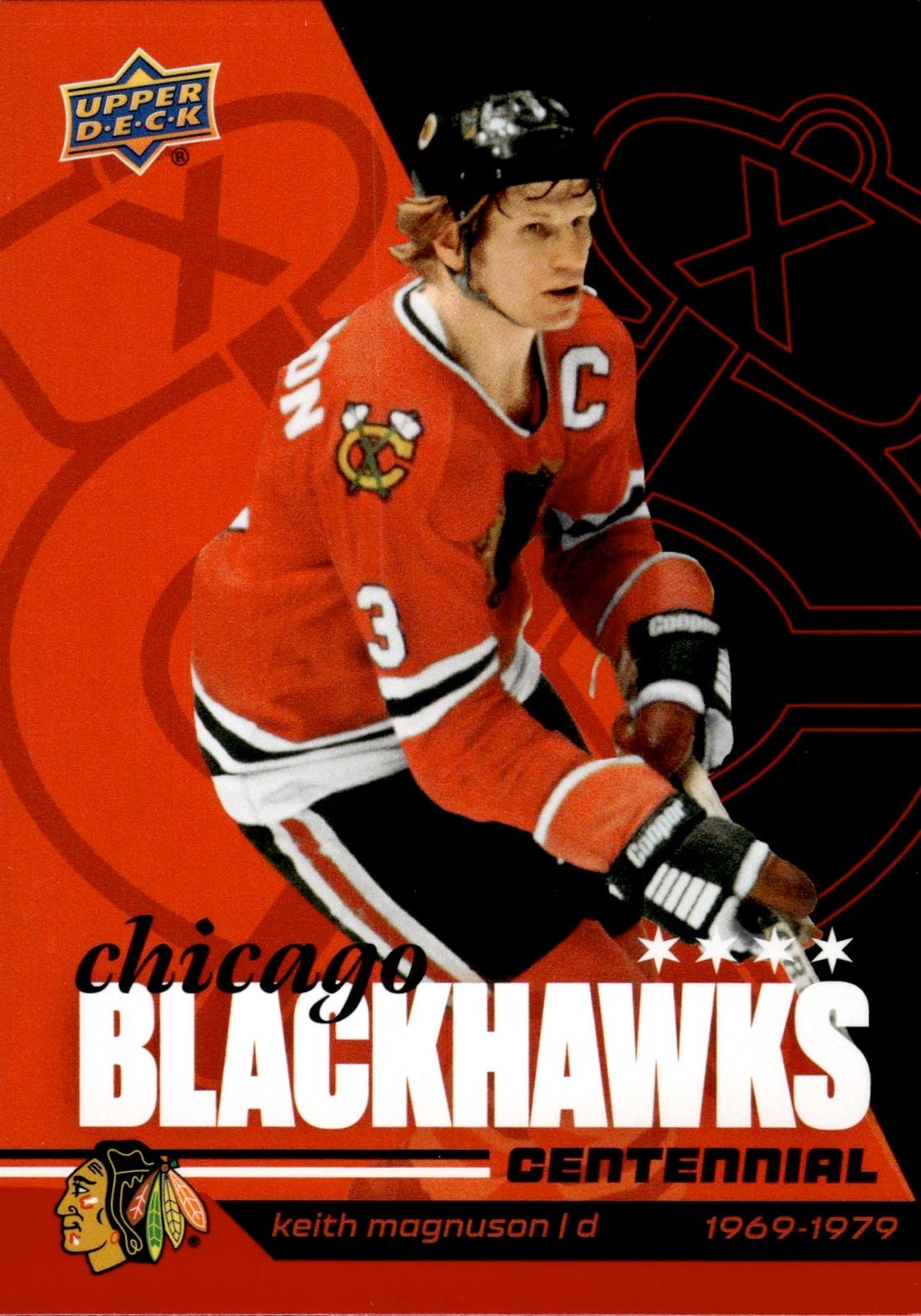 Keith Magnuson 2025-26 Upper Deck Chicago Blackhawks Centennial #53 Blackhawks