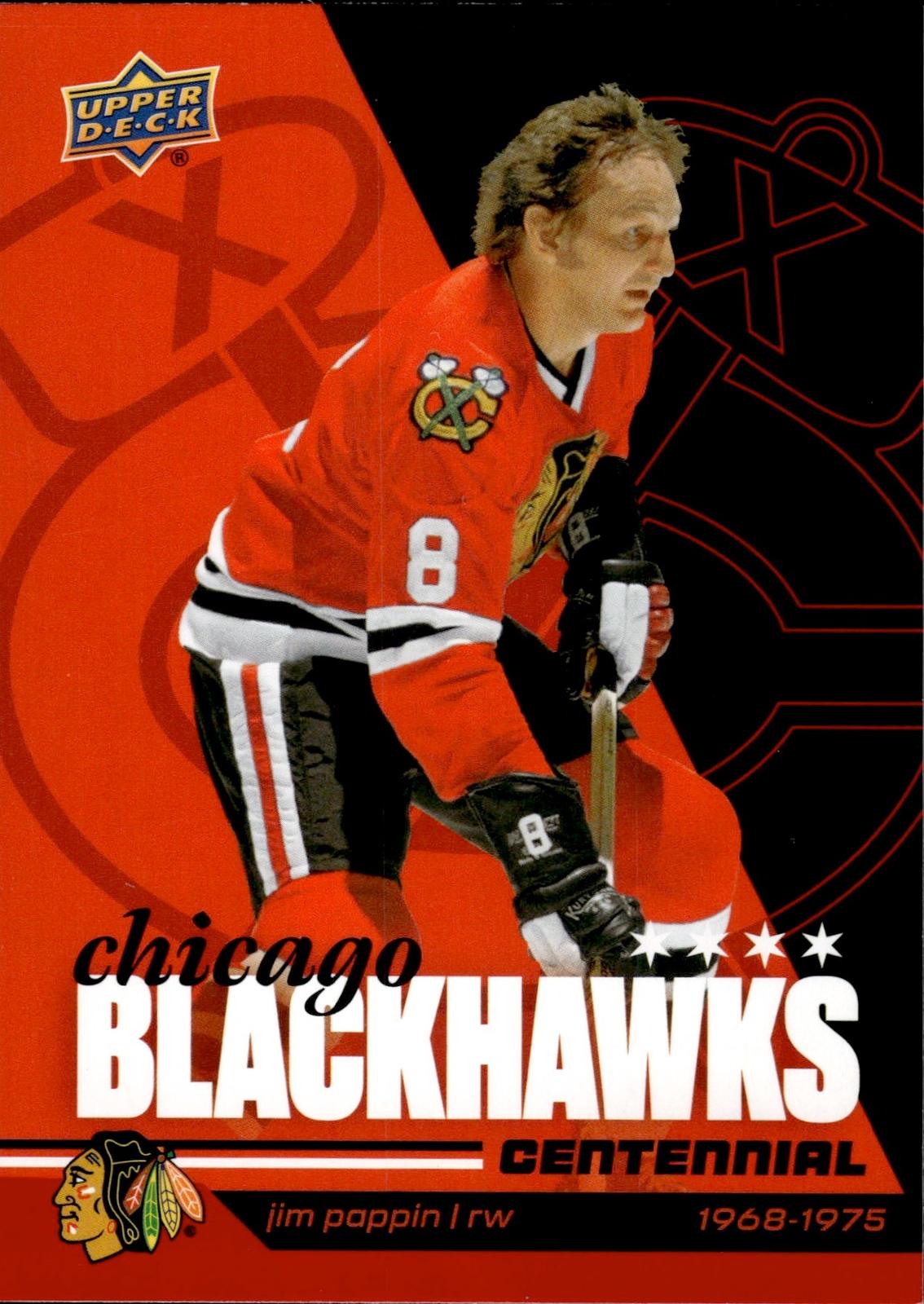 Jim Pappin 2025-26 Upper Deck Chicago Blackhawks Centennial #77 Blackhawks