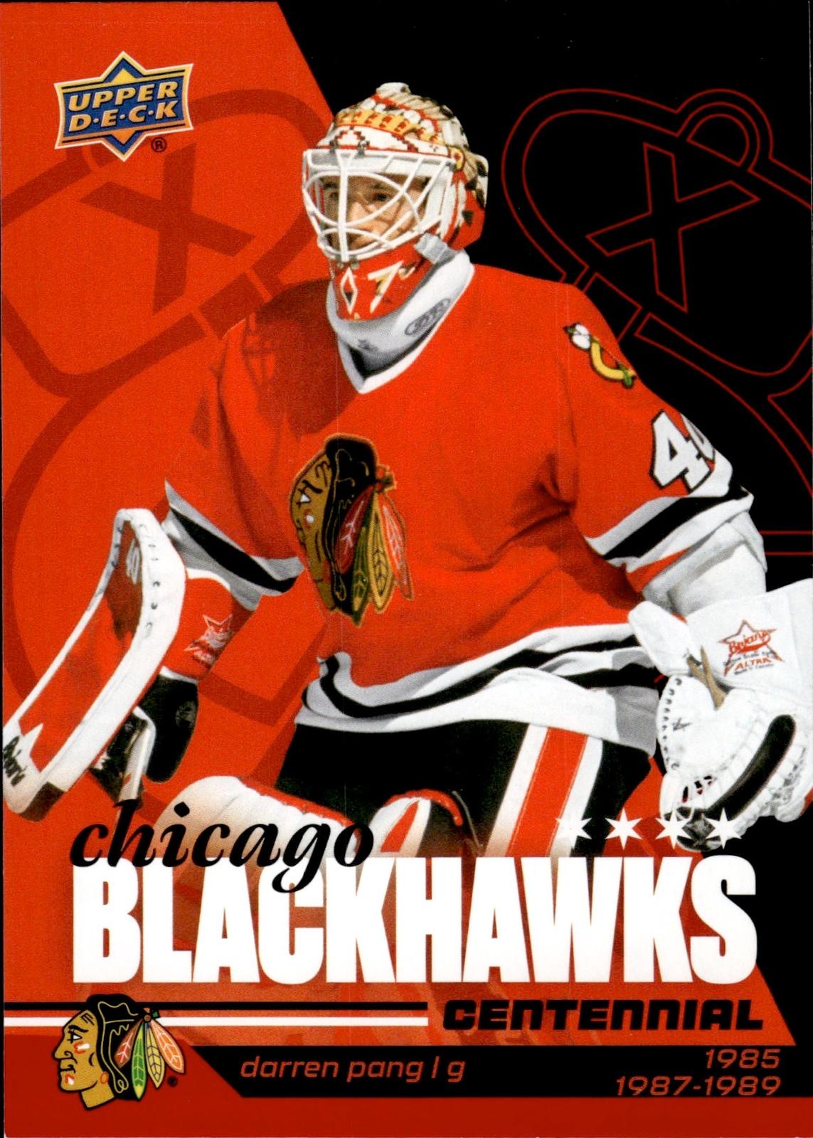 Darren Pang 2025-26 Upper Deck Chicago Blackhawks Centennial #75 Blackhawks