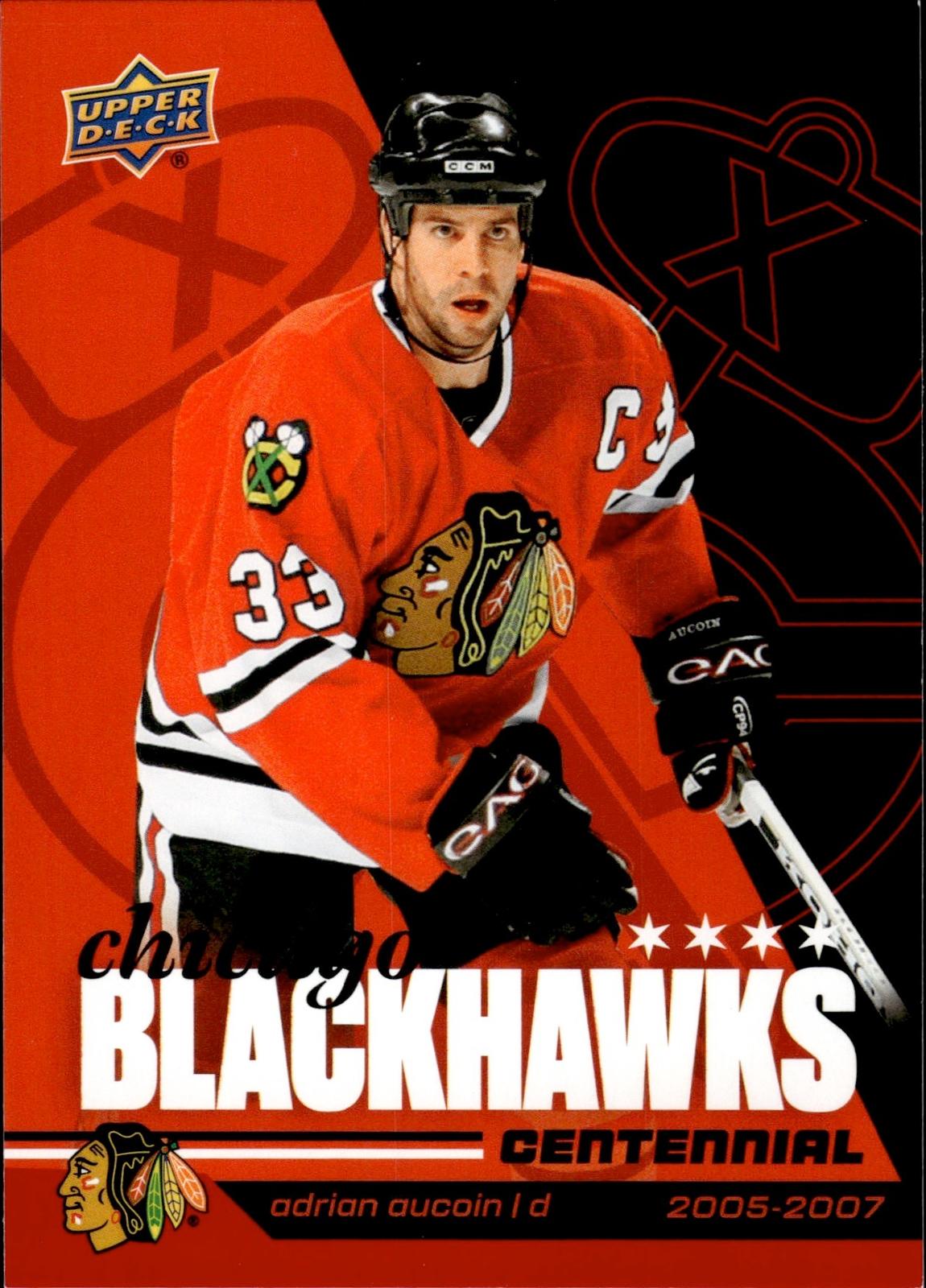 Adrian Aucoin 2025-26 Upper Deck Chicago Blackhawks Centennial #87 Blackhawks
