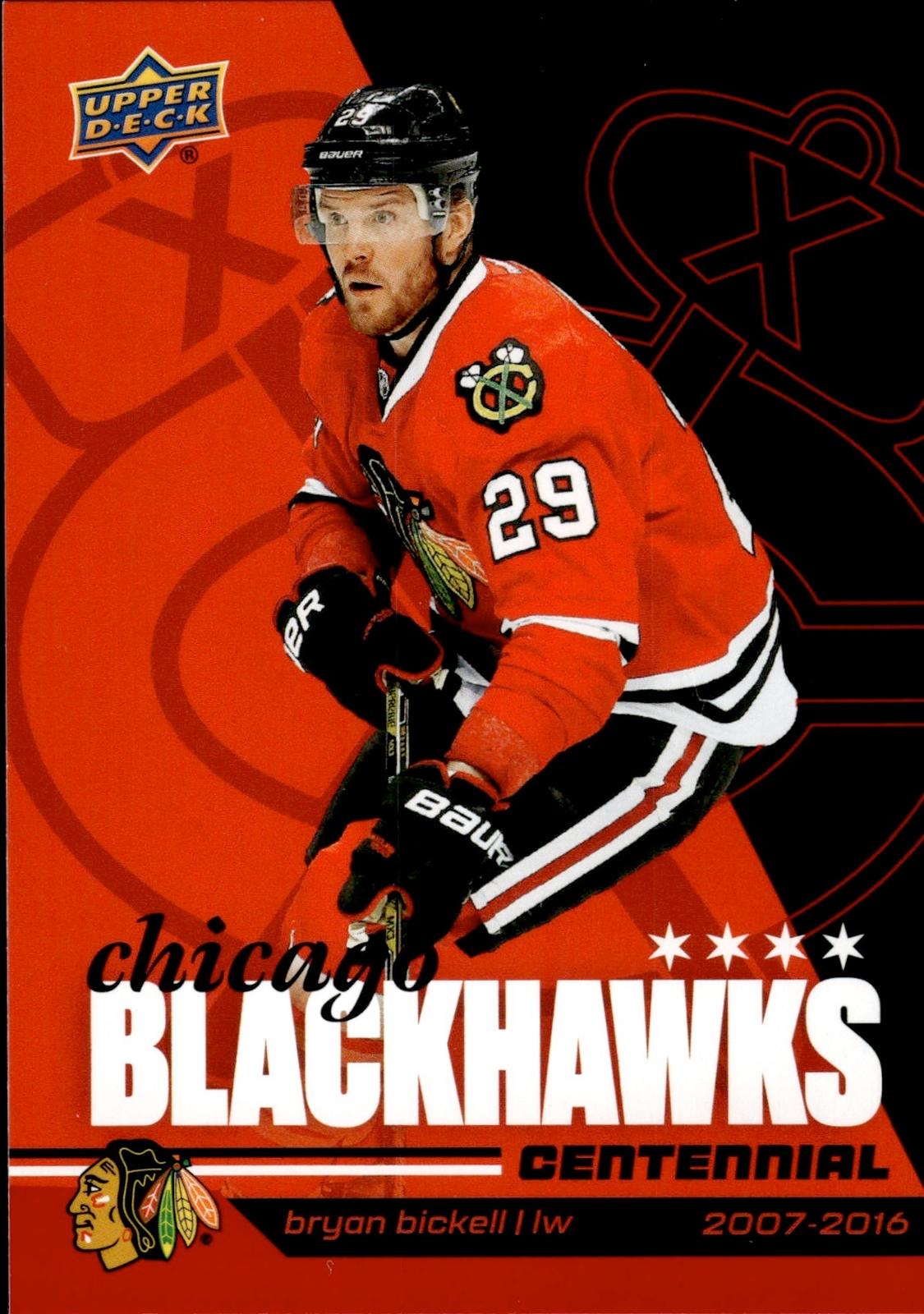Bryan Bickell 2025-26 Upper Deck Chicago Blackhawks Centennial #16 Blackhawks