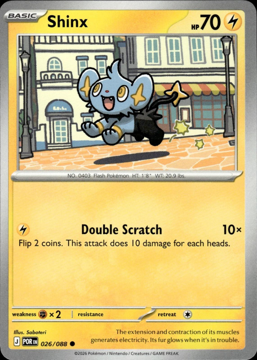 Shinx ME03: Perfect Order #026/088 Common