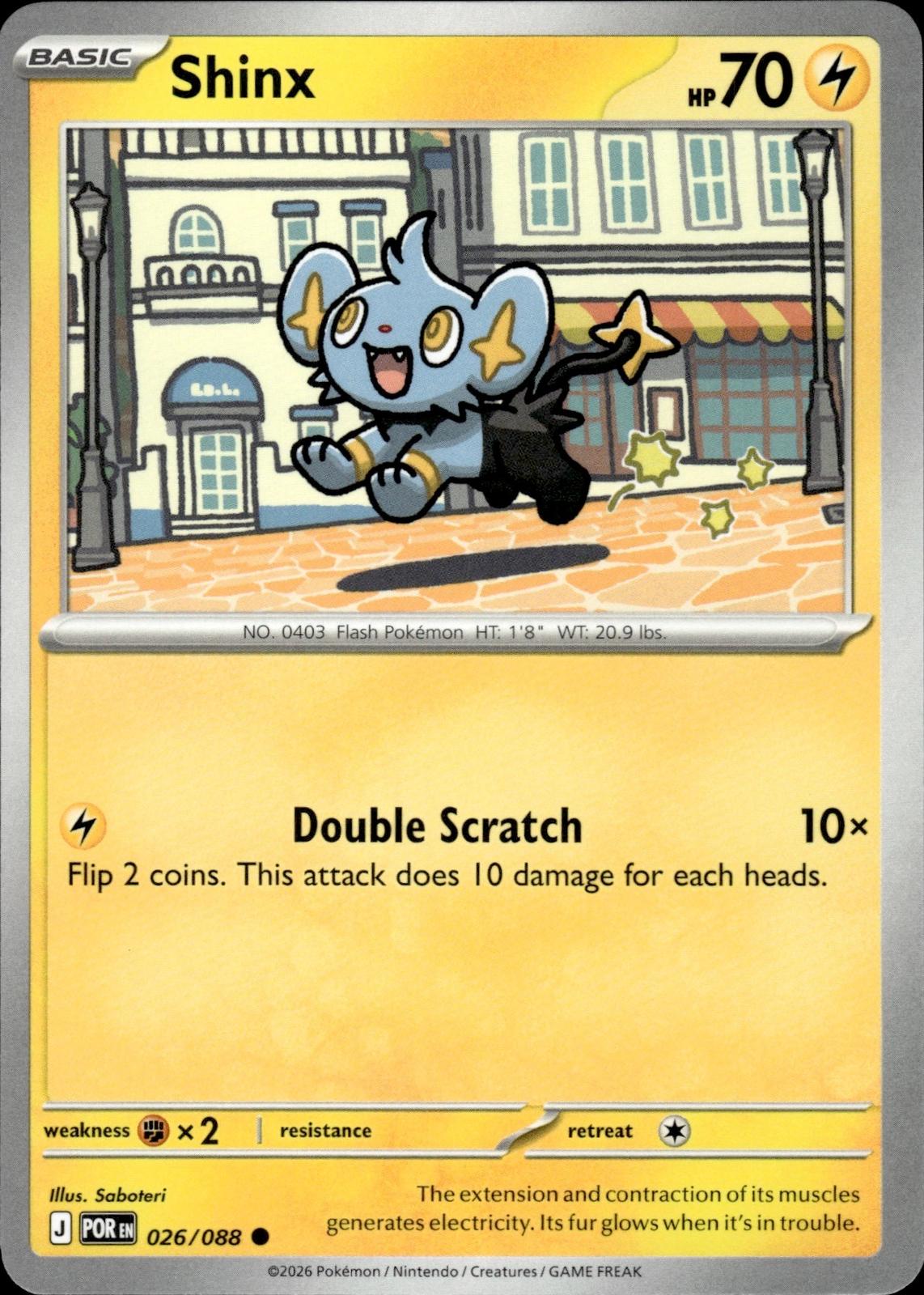 Shinx ME03: Perfect Order #026/088 Common