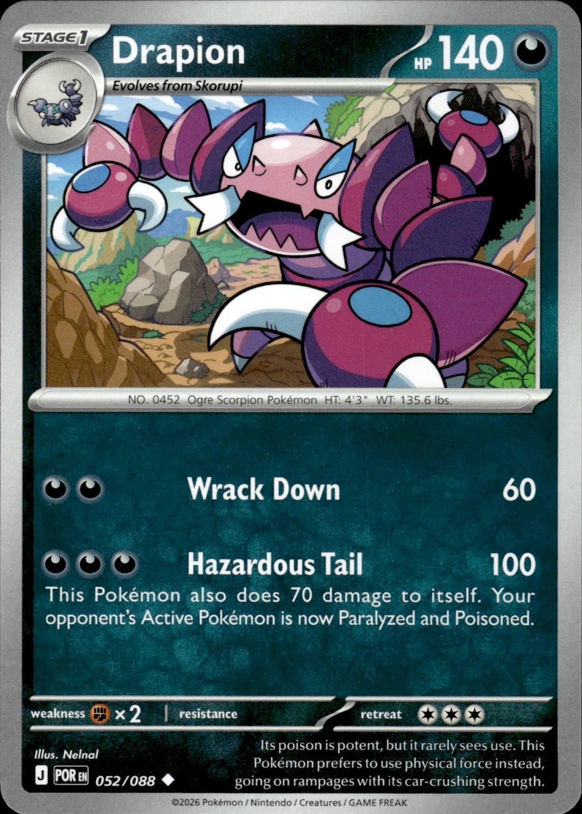 Drapion ME03: Perfect Order #052/088 Uncommon