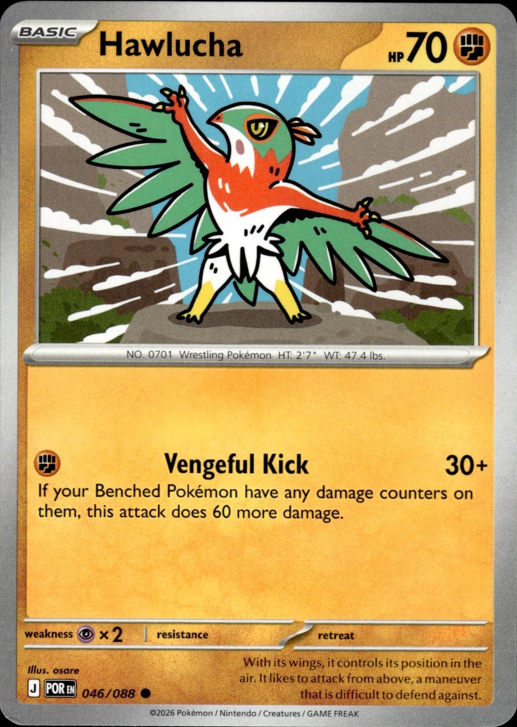 Hawlucha ME03: Perfect Order #046/088 Common
