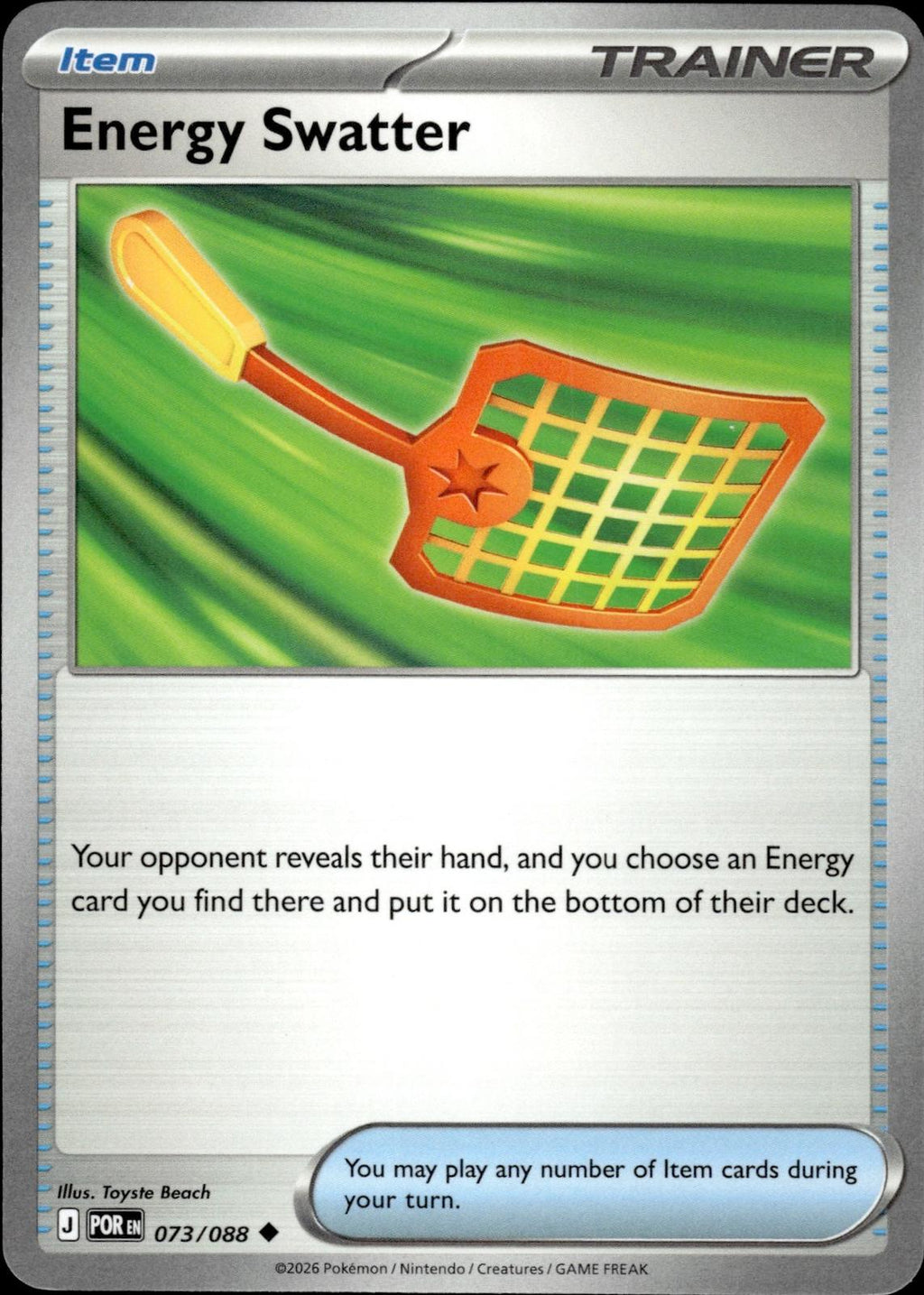 Energy Swatter ME03: Perfect Order #073/088 Uncommon