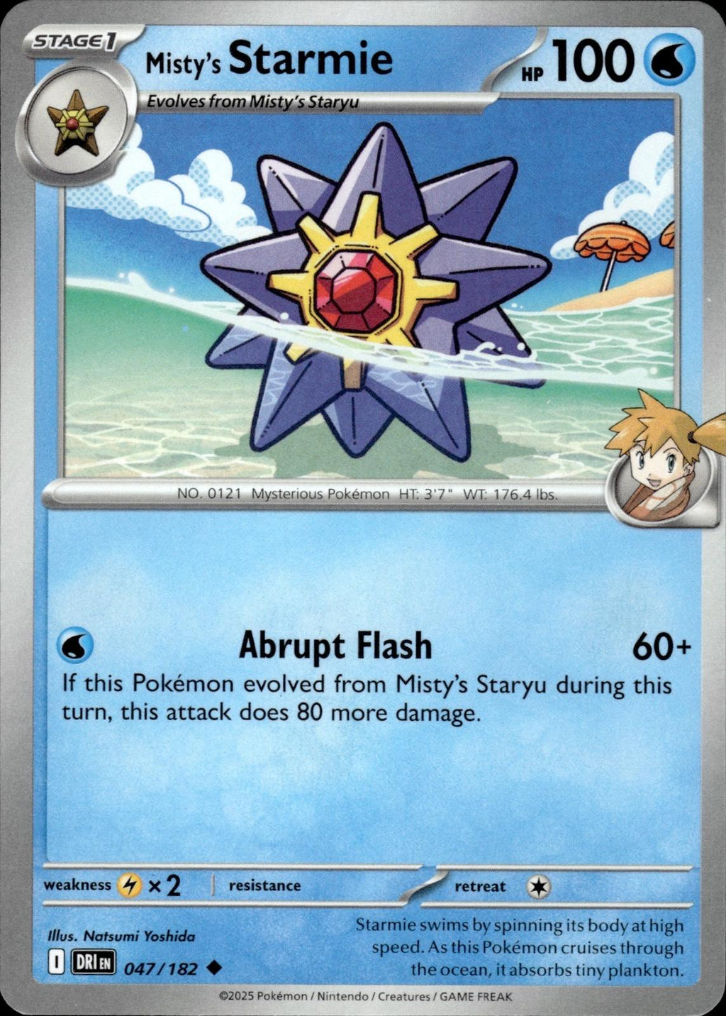 Misty's Starmie SV10: Destined Rivals #047/182 Uncommon