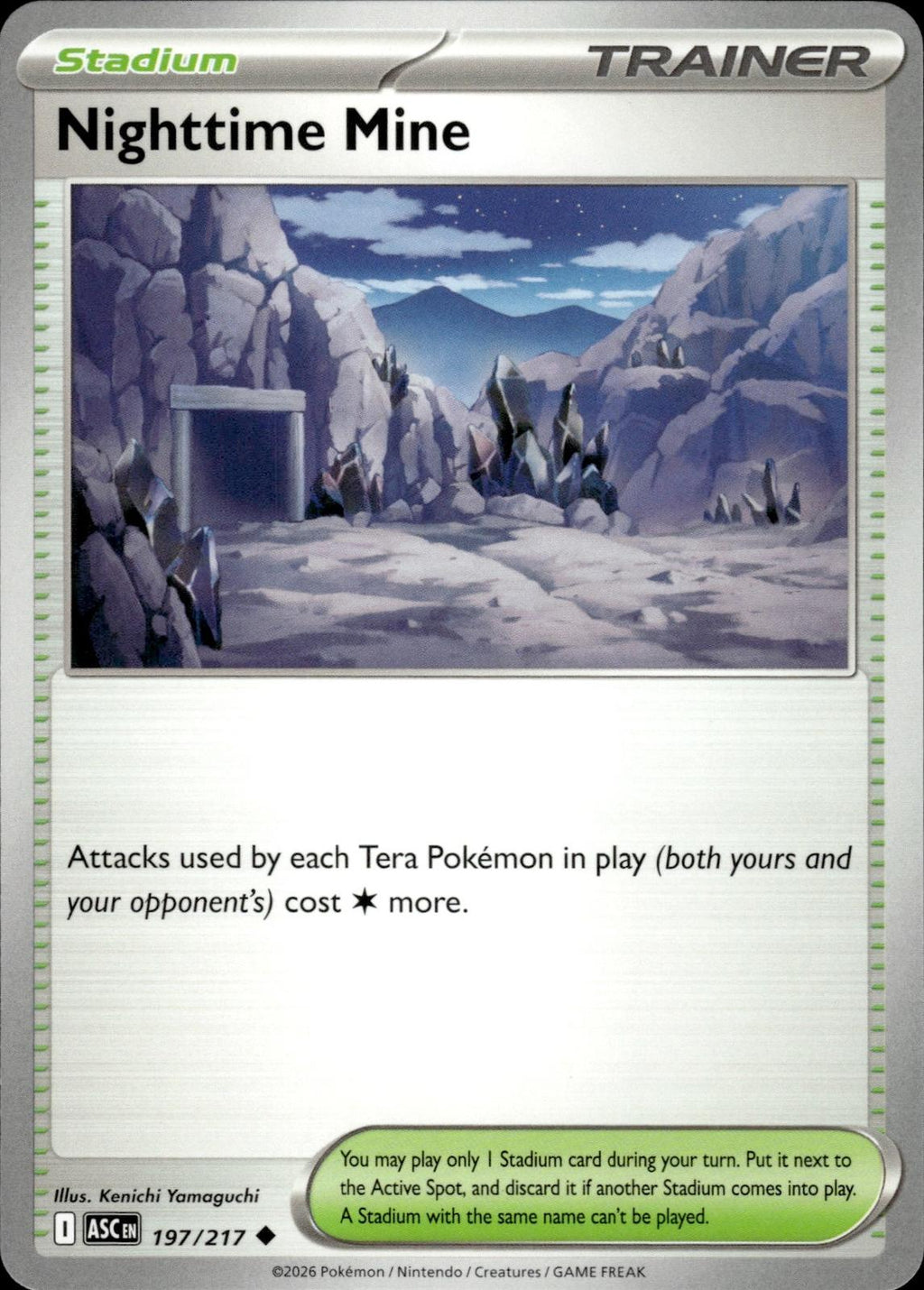 Nighttime Mine ME: Ascended Heroes #197/217 Uncommon