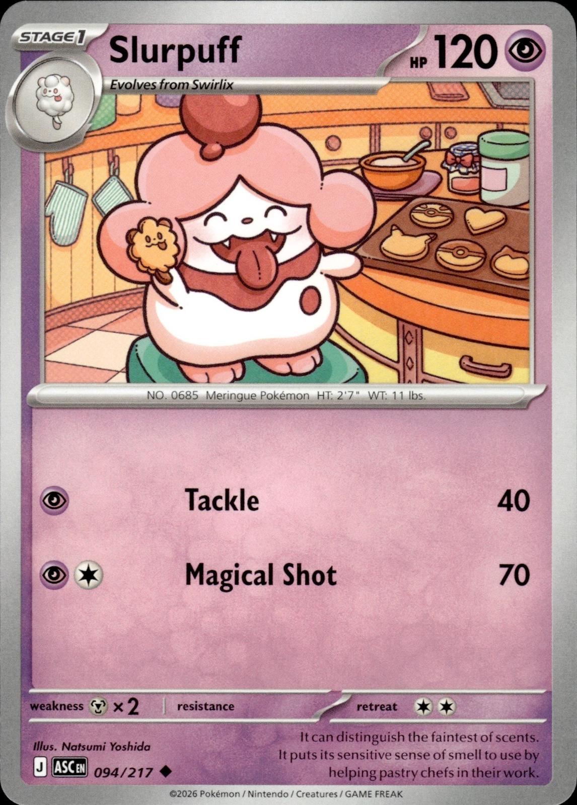 Slurpuff ME: Ascended Heroes #094/217 Uncommon