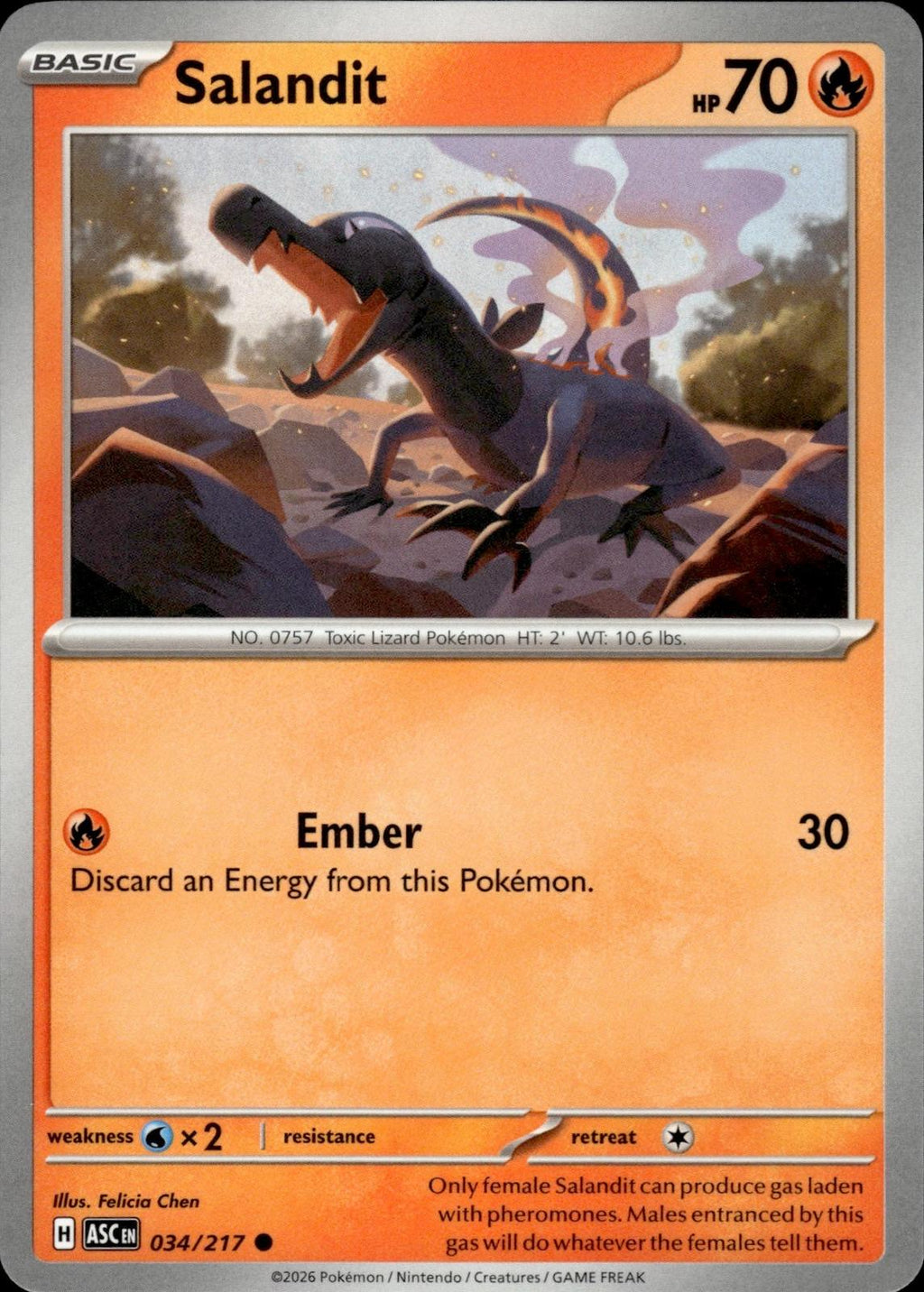 Salandit ME: Ascended Heroes #034/217 Common