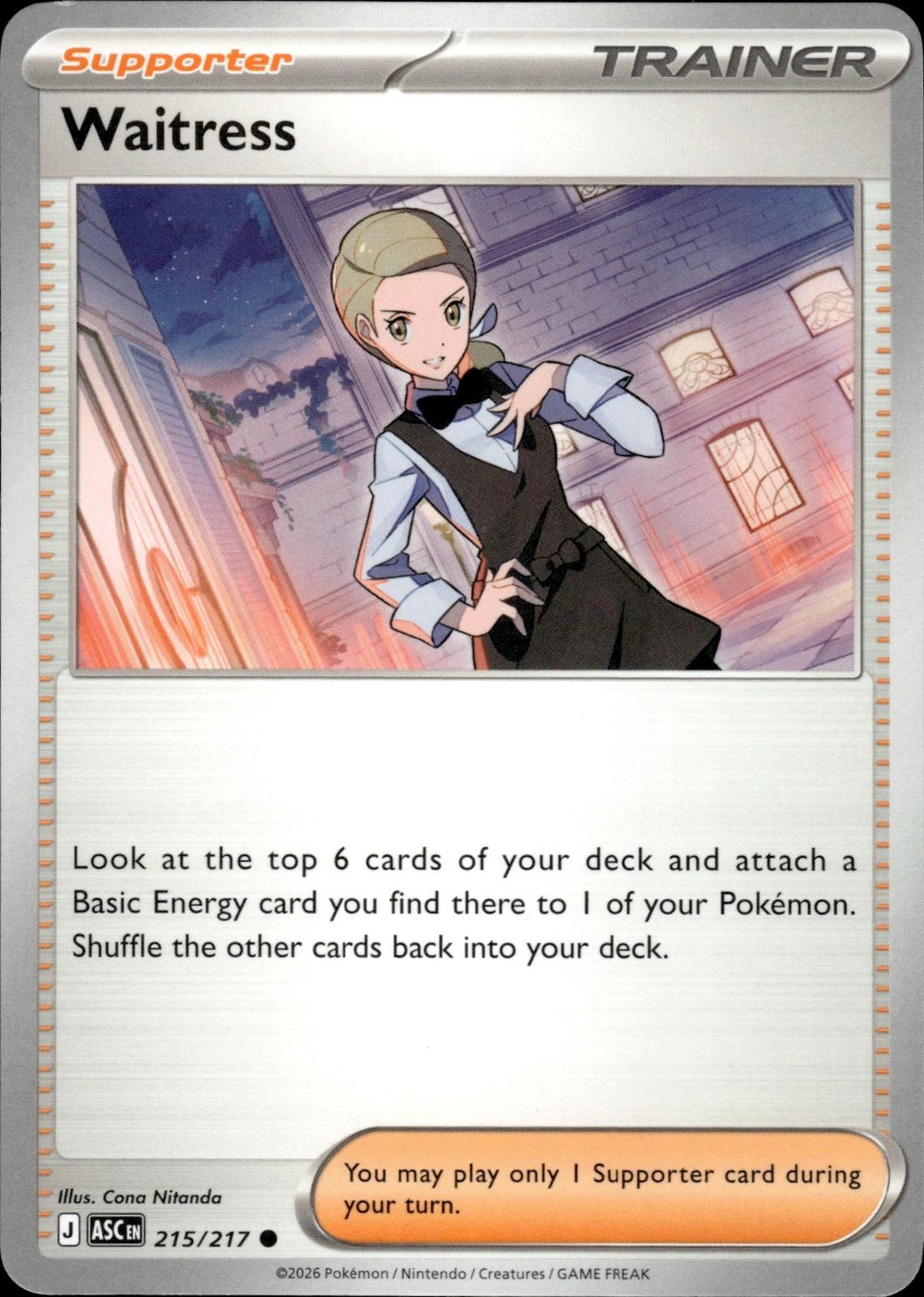 Waitress ME: Ascended Heroes #215/217 Common