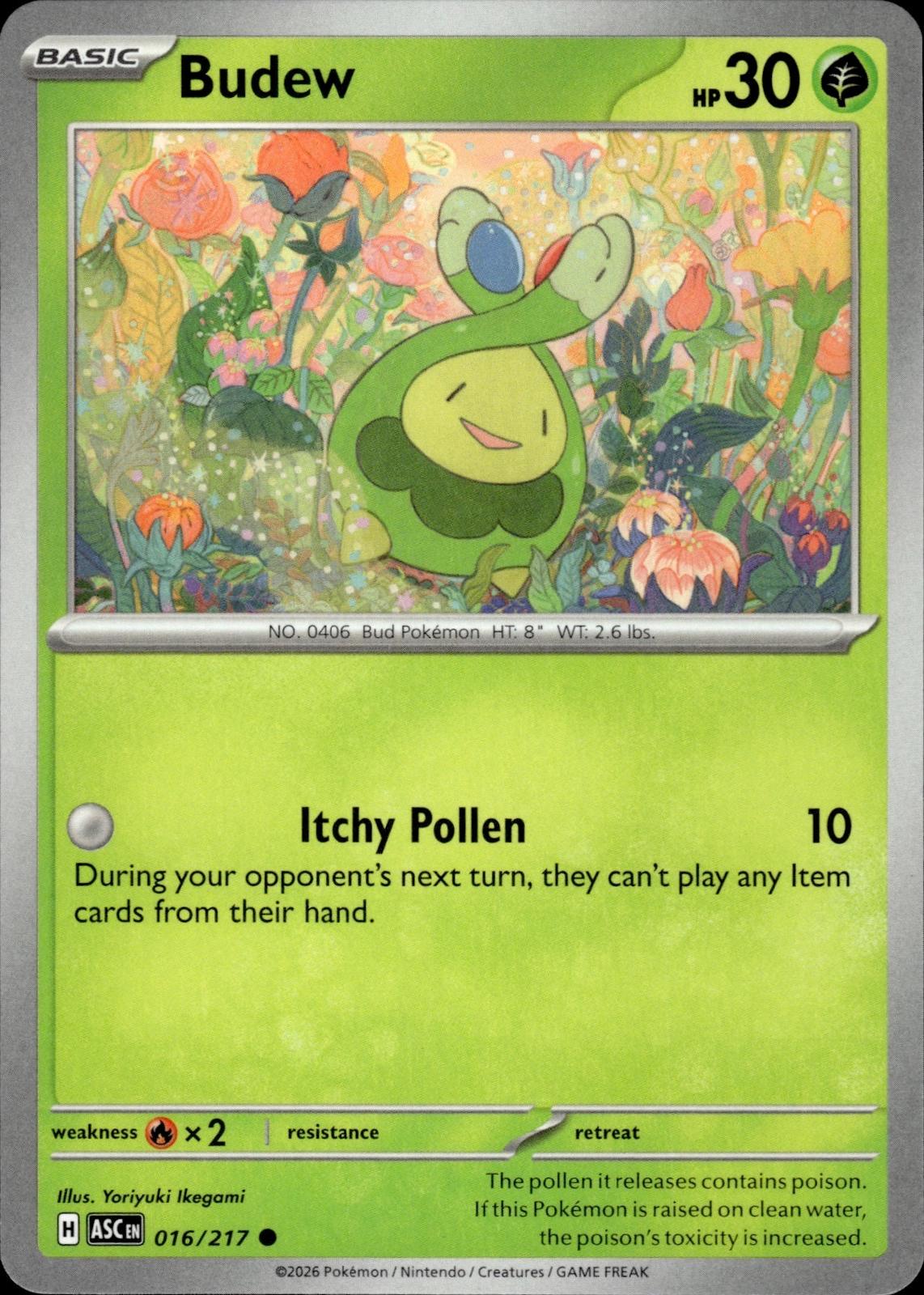 Budew ME: Ascended Heroes #016/217 Common