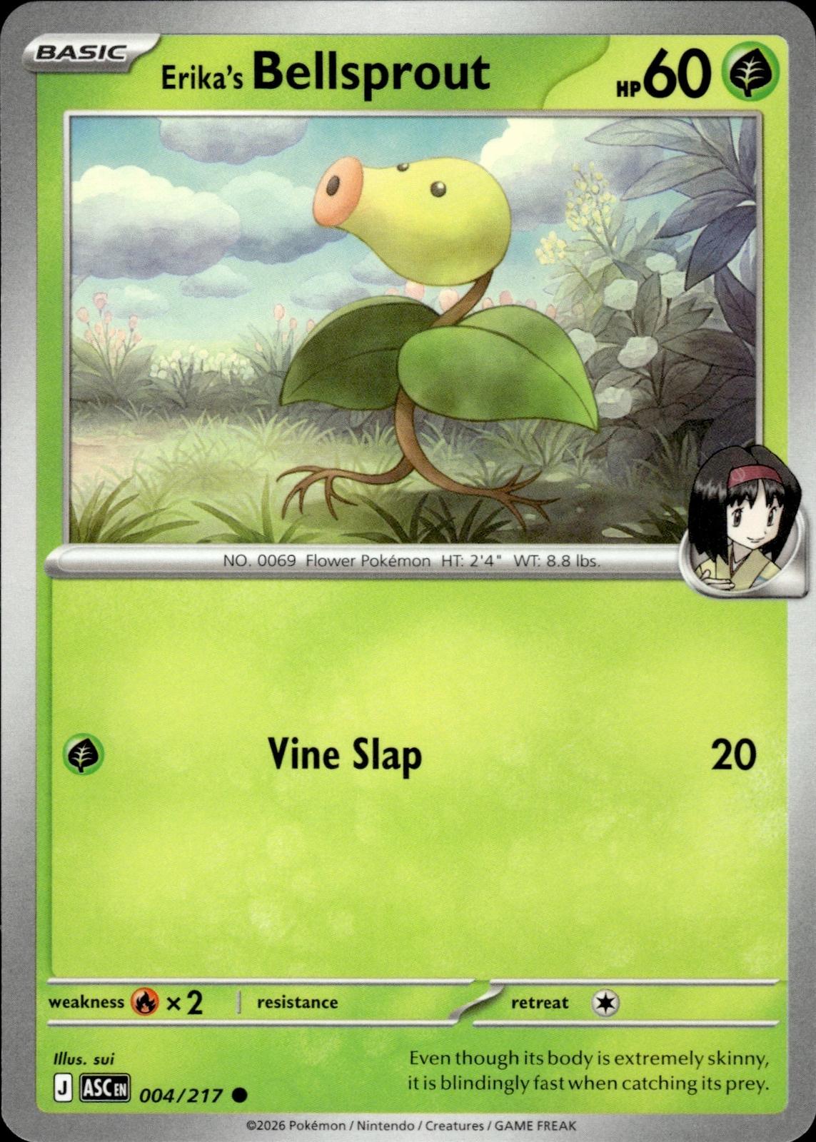 Erika's Bellsprout ME: Ascended Heroes #004/217 Common