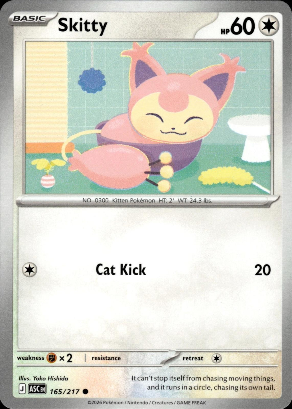 Skitty ME: Ascended Heroes #165/217 Common