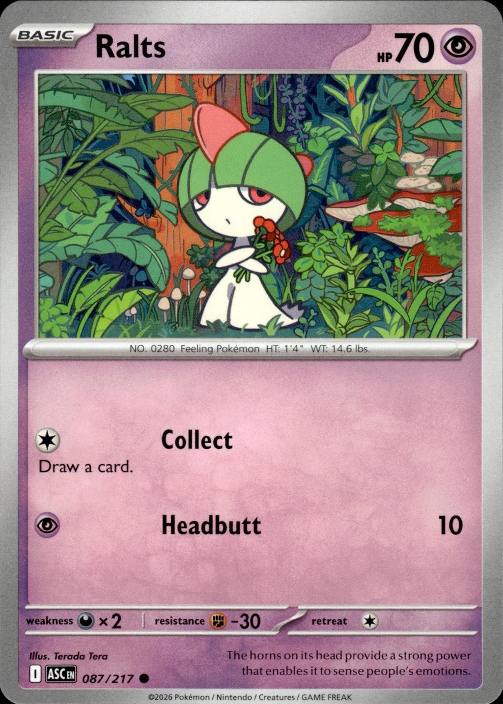 Ralts ME: Ascended Heroes #087/217 Common