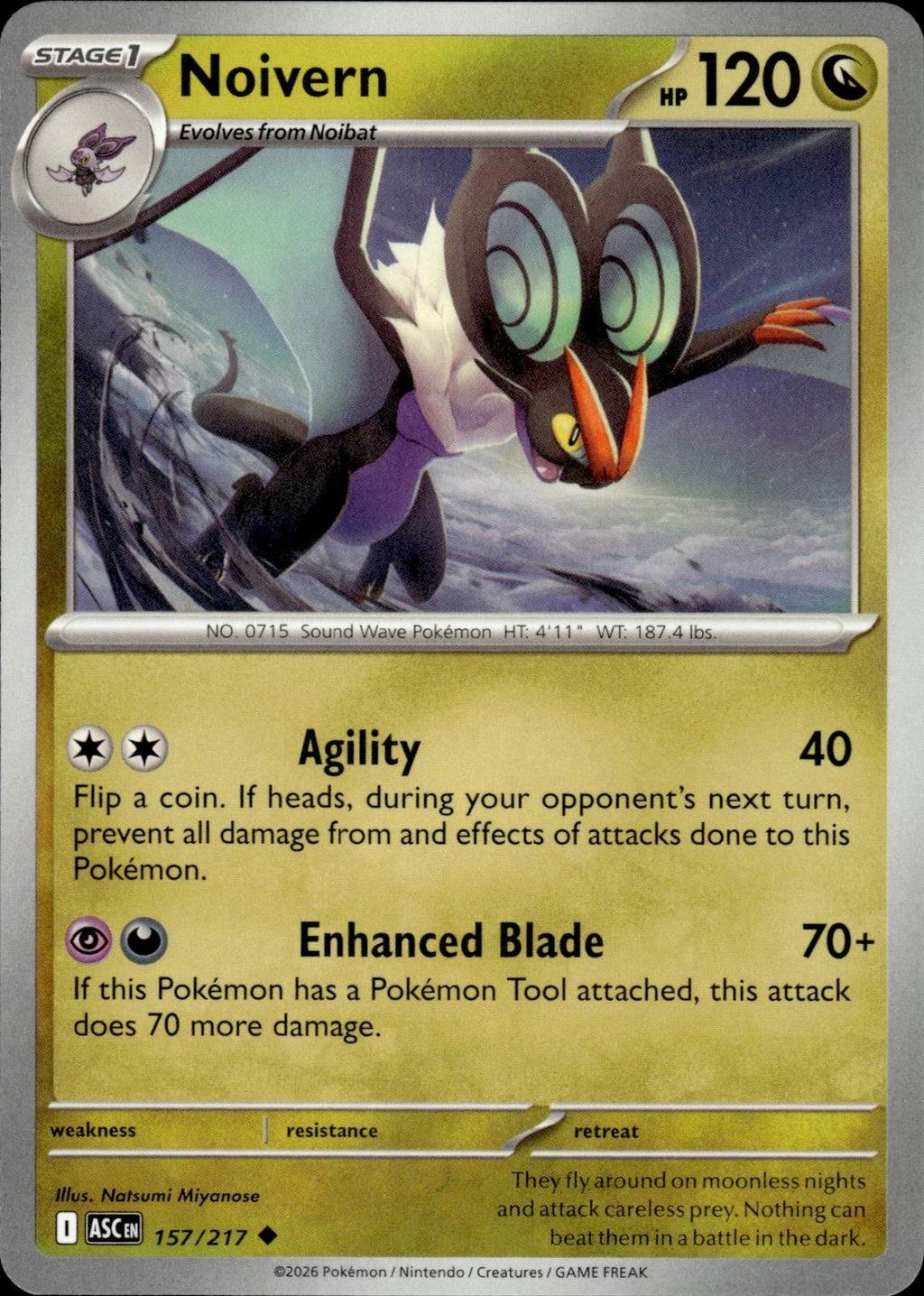 Noivern ME: Ascended Heroes #157/217 Uncommon