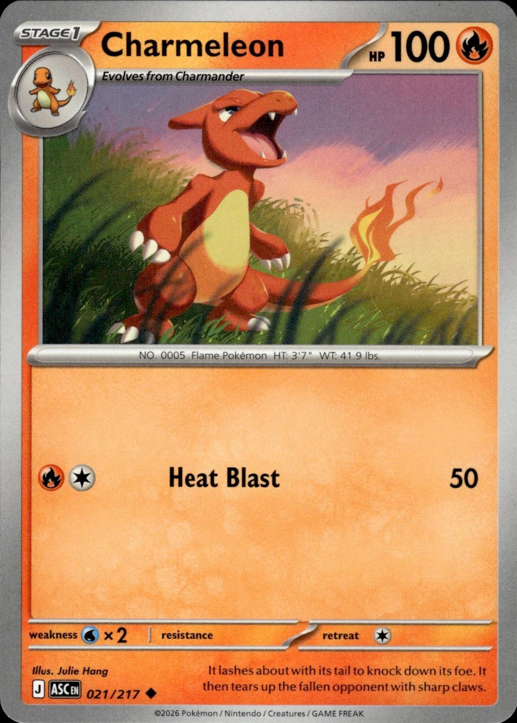 Charmeleon ME: Ascended Heroes #021/217 Uncommon