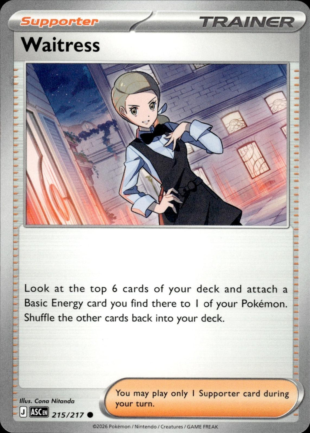 Waitress ME: Ascended Heroes #215/217 Common