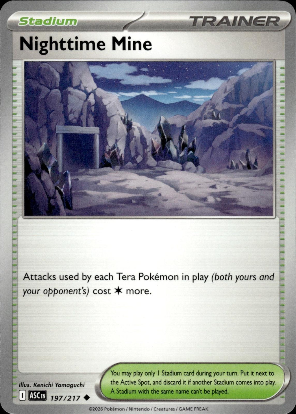 Nighttime Mine ME: Ascended Heroes #197/217 Uncommon