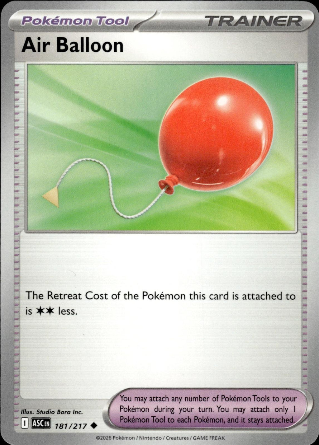 Air Balloon ME: Ascended Heroes #181/217 Uncommon