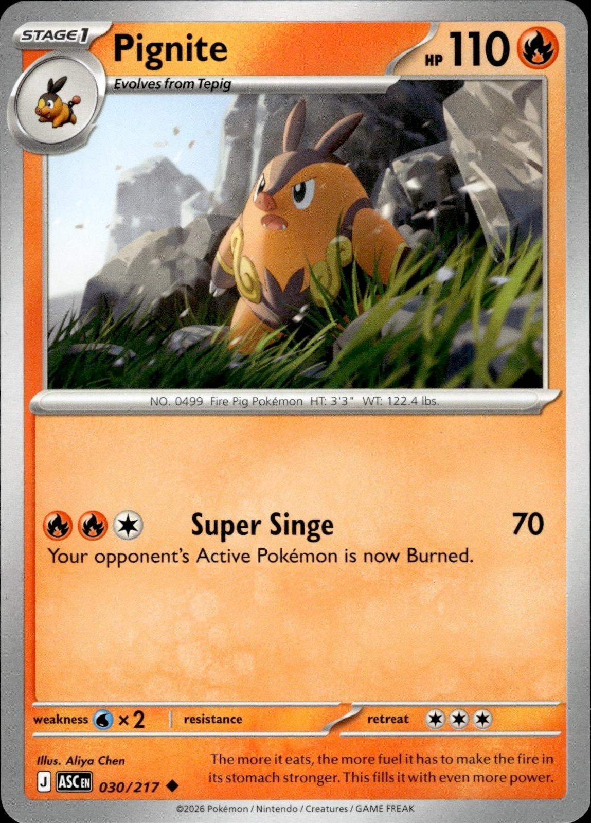 Pignite ME: Ascended Heroes #030/217 Uncommon