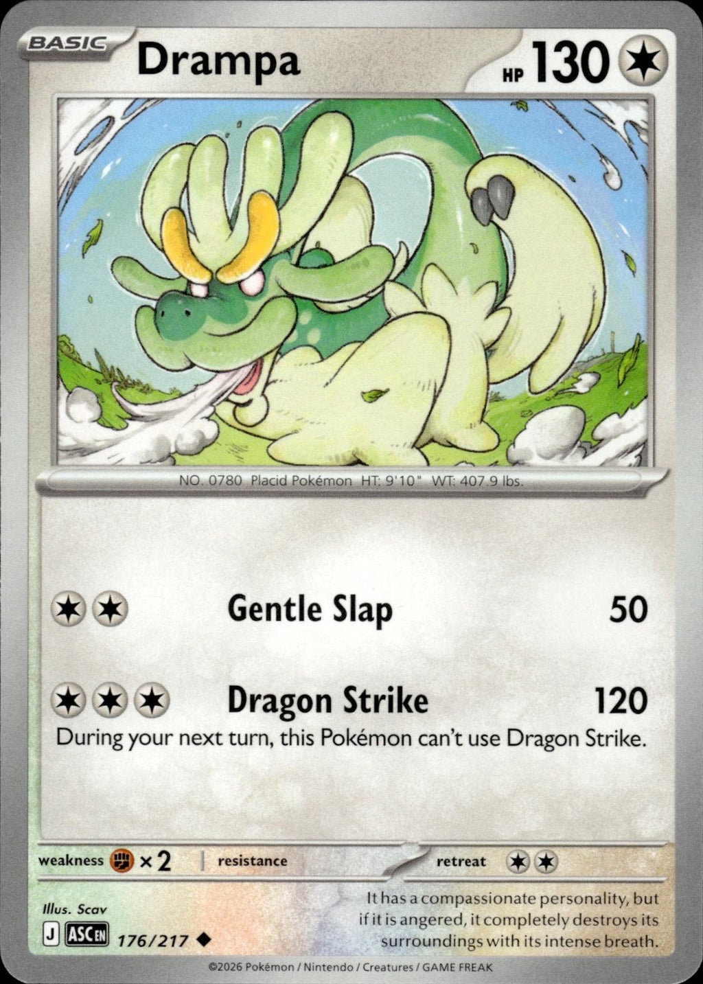 Drampa ME: Ascended Heroes #176/217 Uncommon
