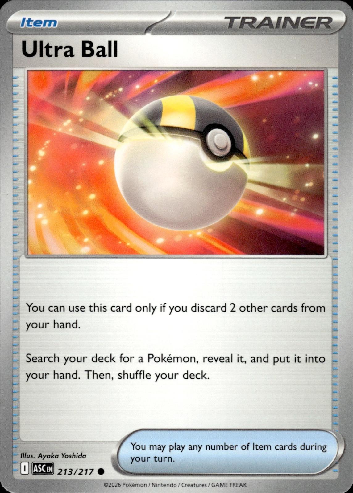 Ultra Ball ME: Ascended Heroes #213/217 Common