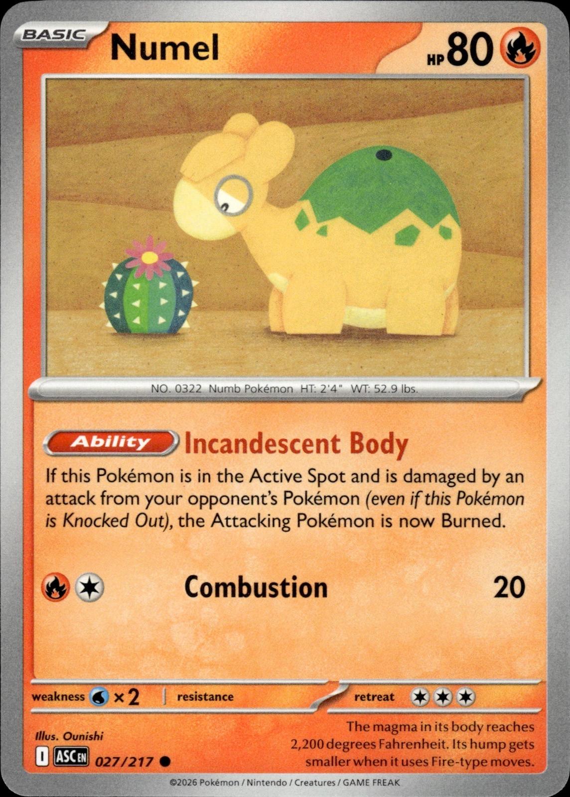 Numel ME: Ascended Heroes #027/217 Common