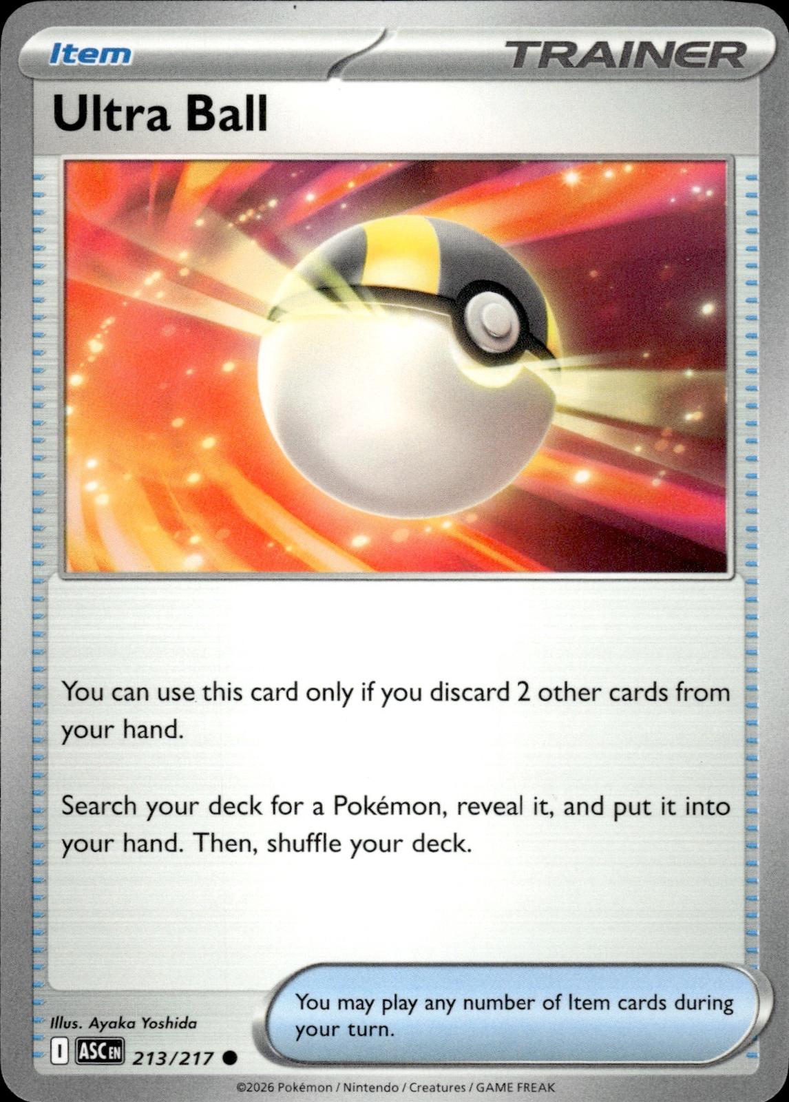 Ultra Ball ME: Ascended Heroes #213/217 Common