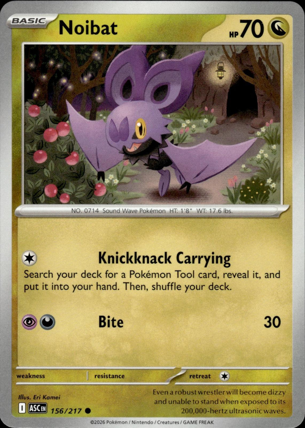 Noibat ME: Ascended Heroes #156/217 Common