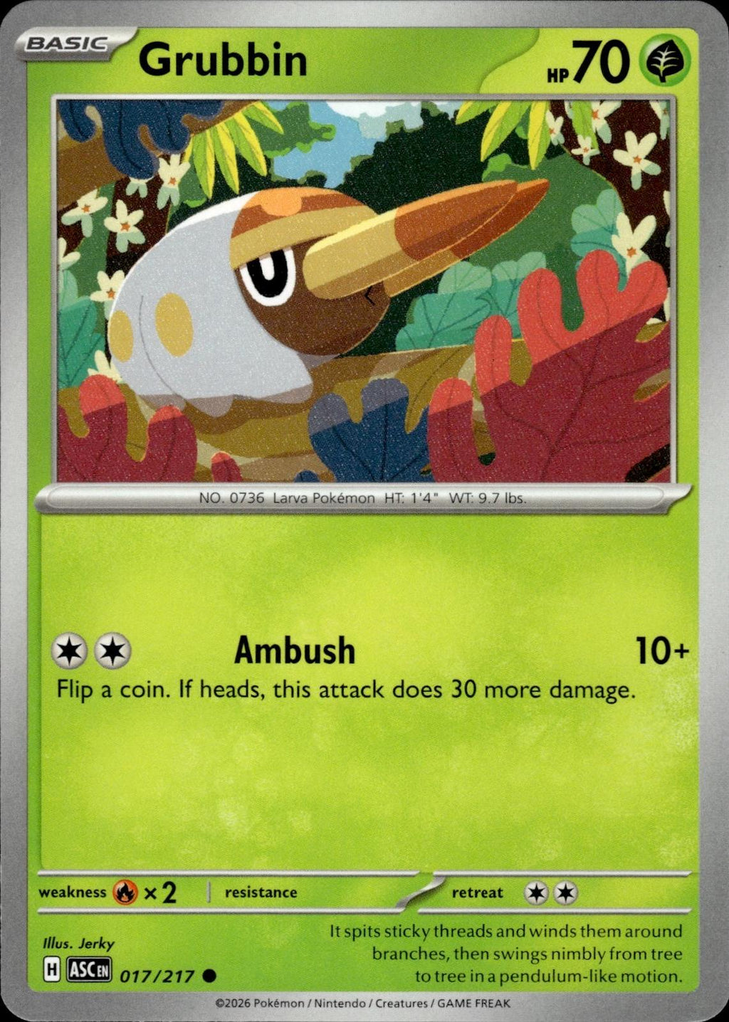 Grubbin ME: Ascended Heroes #017/217 Common