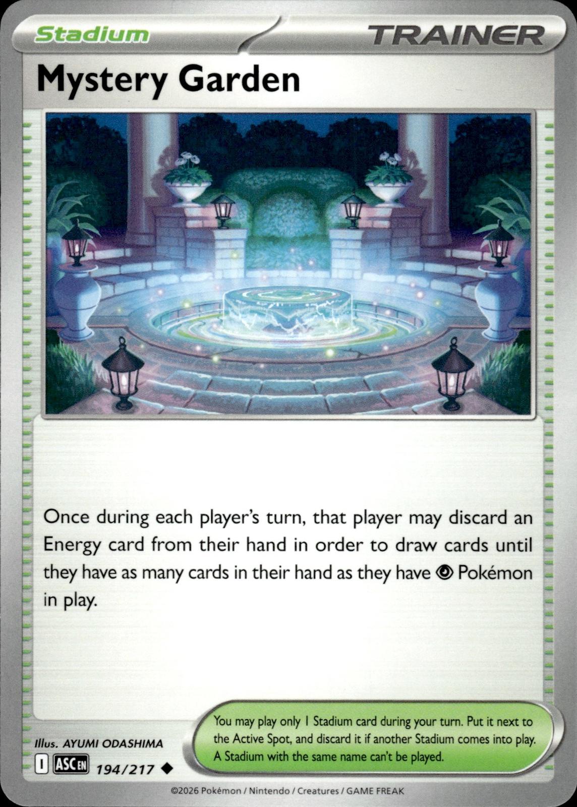 Mystery Garden ME: Ascended Heroes #194/217 Uncommon