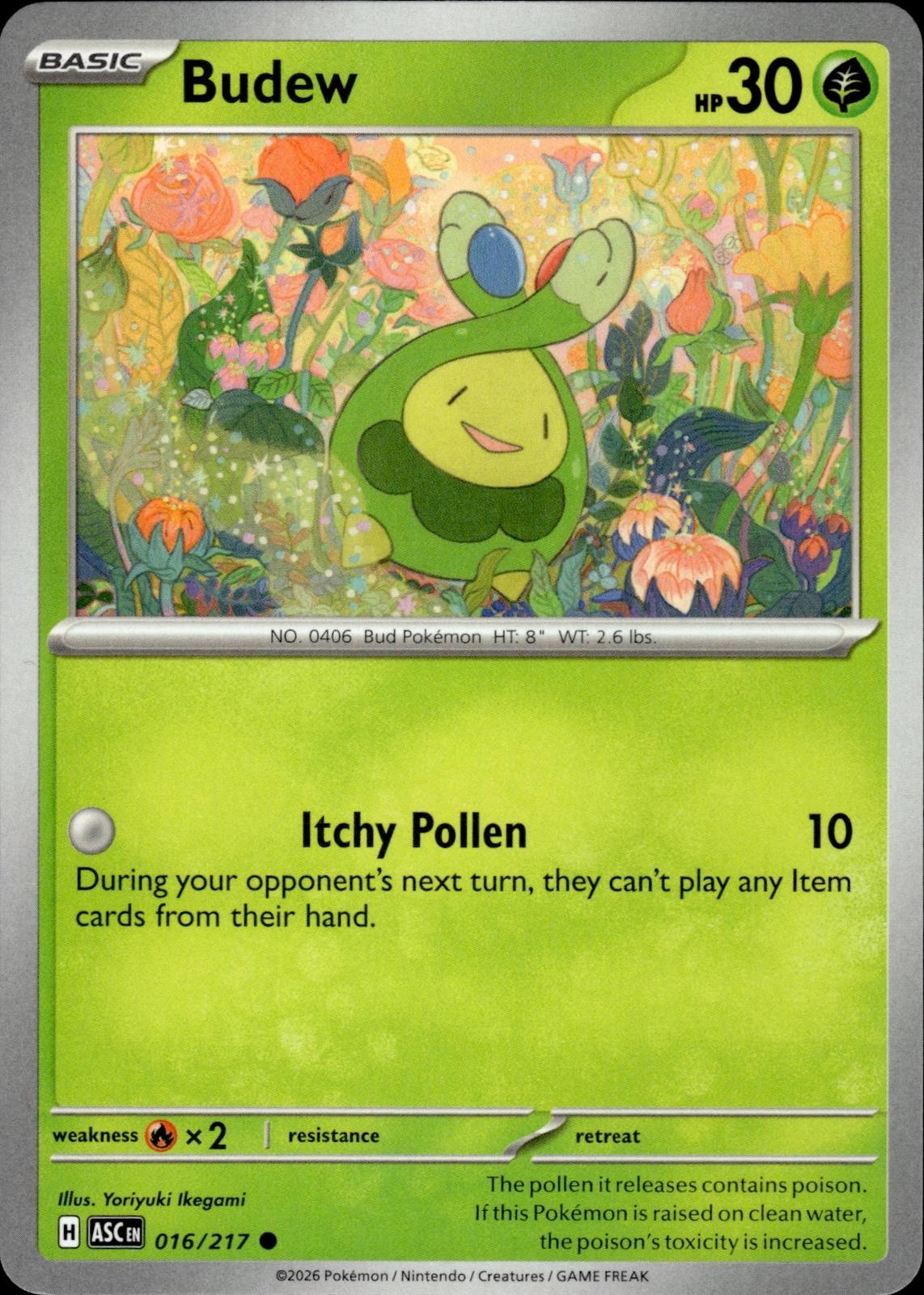 Budew ME: Ascended Heroes #016/217 Common