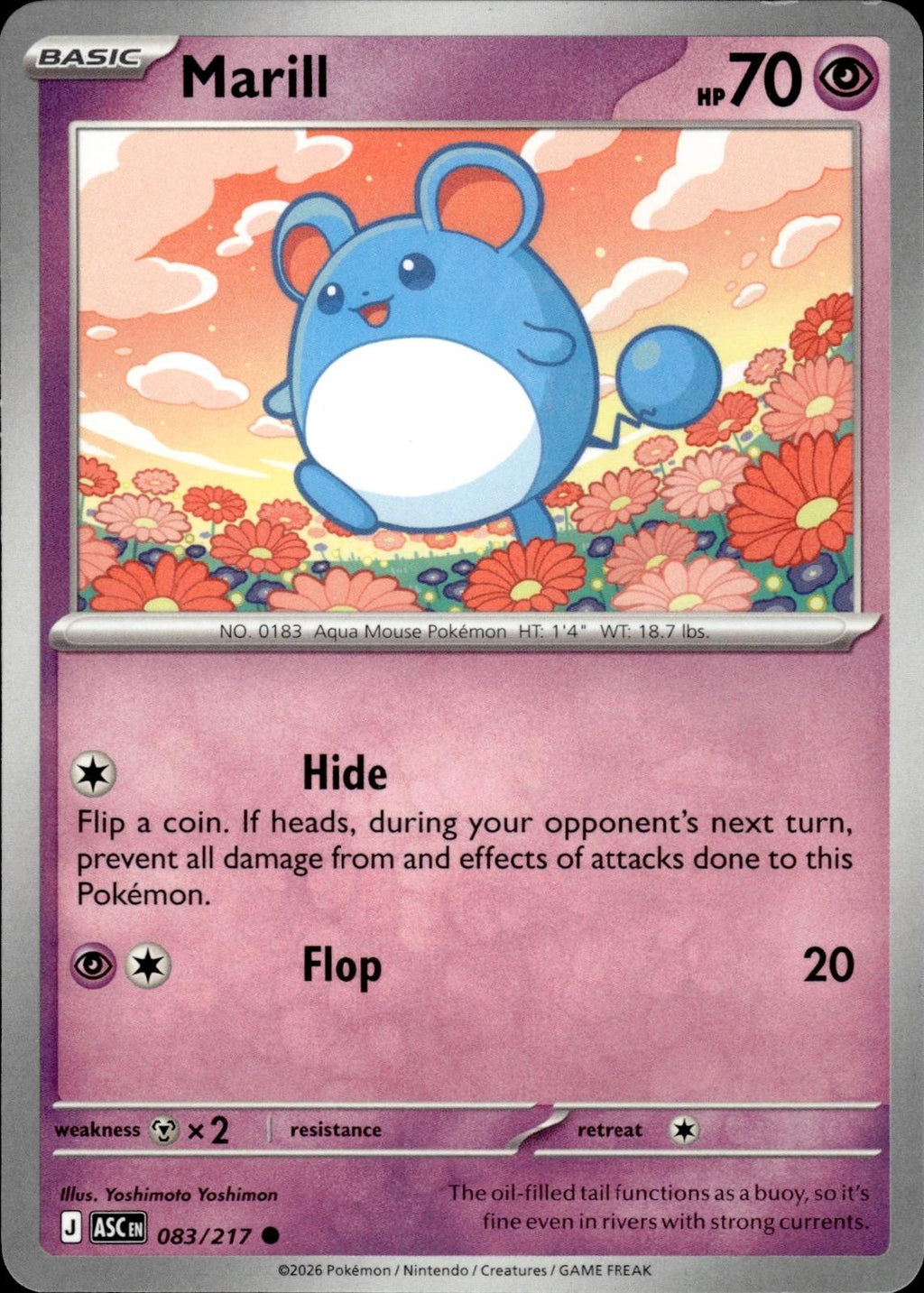 Marill ME: Ascended Heroes #083/217 Common