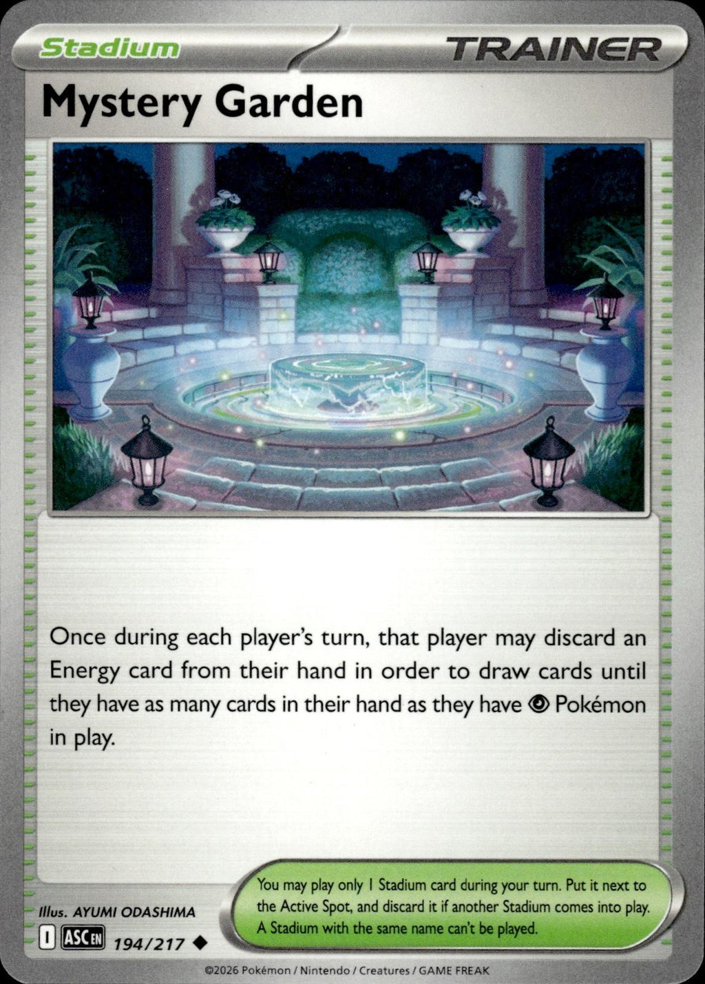Mystery Garden ME: Ascended Heroes #194/217 Uncommon